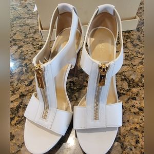 White Michael kors wedge. Absolutely stunning